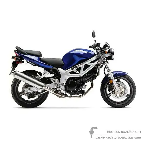 Suzuki SV650 2002 - Niebieski - Candy Grand Blue