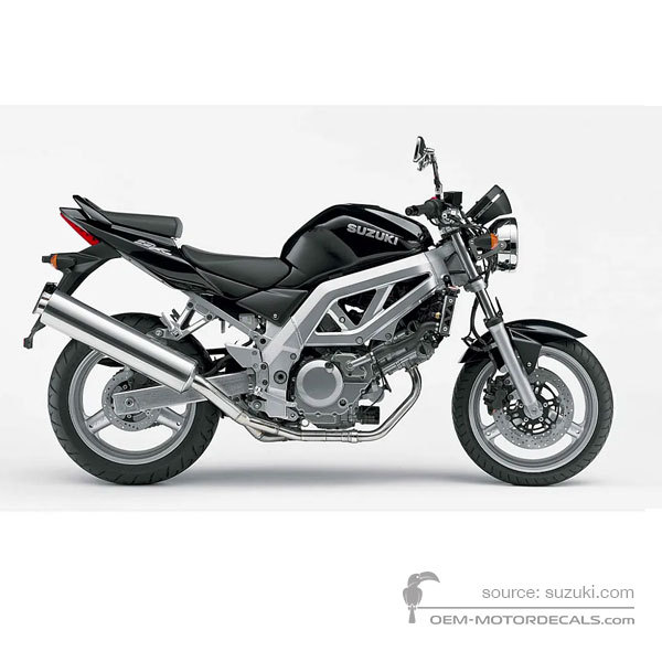 Decals for Suzuki SV650 2003 - Black • Suzuki OEM Decals