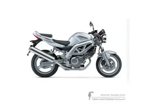 Adesivi per Suzuki SV650 2003 - Argento • Suzuki Adesivi OEM