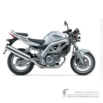 Suzuki SV650 2003 - Zilver - Sonic Silver Metallic