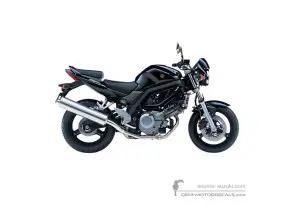 Adesivi per Suzuki SV650 2005 - Nero • Suzuki Adesivi OEM