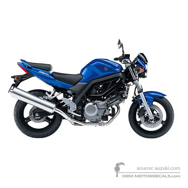 Suzuki SV 650 2005 - Niebieski - Candy Grand Blue