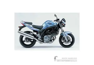 Adesivi per Suzuki SV650 2006 - Argento • Suzuki Adesivi OEM