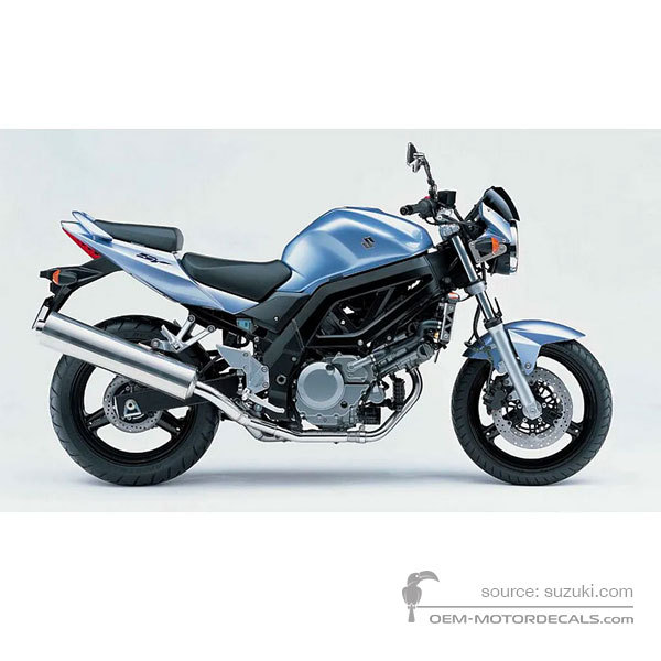 Decals for Suzuki SV650 2006 - Silver • Suzuki OEM Decals