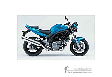 Adesivi per Suzuki SV650 2006 - Blu • Suzuki Adesivi OEM