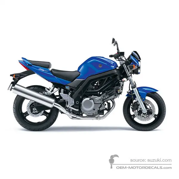 Suzuki SV650 2007 - Niebieski - Pearl Vigor Blue