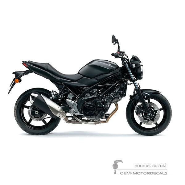 Decals for Suzuki SV650 2017 - Black • Suzuki OEM Decals