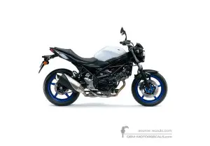 Adesivi per Suzuki SV650 2017 - Bianco • Suzuki Adesivi OEM