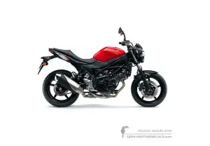 Pegatinas para Suzuki SV650 2017 - Rojo • Suzuki Pegatinas OEM