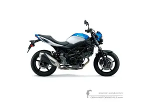 Pegatinas para Suzuki SV650 2018 - Azul • Suzuki Pegatinas OEM