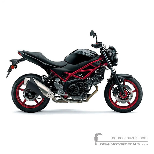 Aufkleber für Suzuki SV650 2018 - Schwarz • Suzuki OEM-Aufkleber