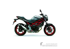 Decals for Suzuki SV650 2019 - Gray • Suzuki OEM Decals