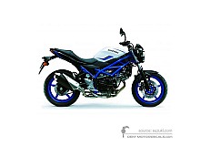 Naklejki do Suzuki SV650 2019 - Biały • Suzuki Naklejki OEM