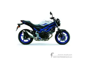 Aufkleber für Suzuki SV650 2019 - Weiss • Suzuki OEM-Aufkleber