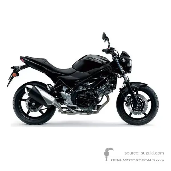 Suzuki SV650 2020 - Czarny - Glass Sparkle Black