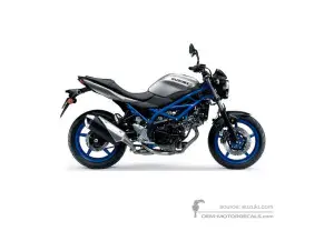 Aufkleber für Suzuki SV650 2020 - Silber • Suzuki OEM-Aufkleber