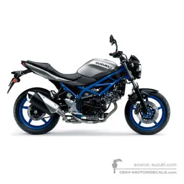 Suzuki SV650 2020 - Srebrny - Metallic Mystic Silver