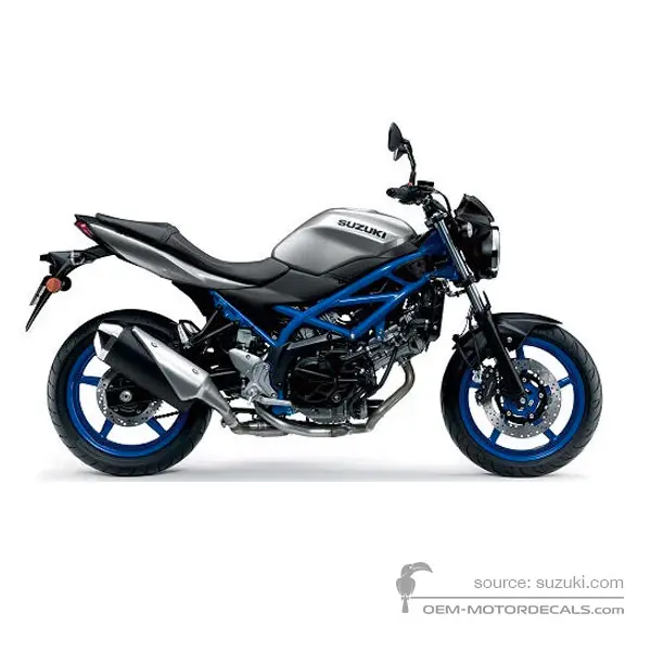 Suzuki SV650 2020 - Srebrny - Metallic Mystic Silver