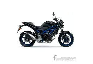 Adesivi per Suzuki SV650 2022 - Nero • Suzuki Adesivi OEM