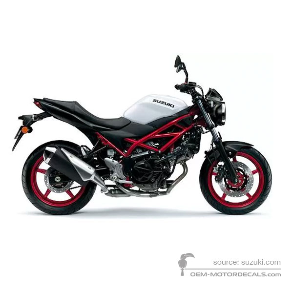 Pegatinas para Suzuki SV650 2022 - Blanco • Suzuki Pegatinas OEM