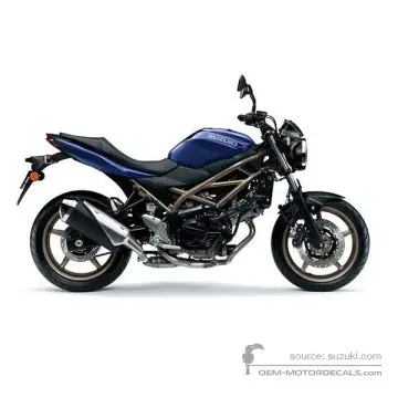 Suzuki VS650 2023 - Niebieski - Metallic Reflective Blue