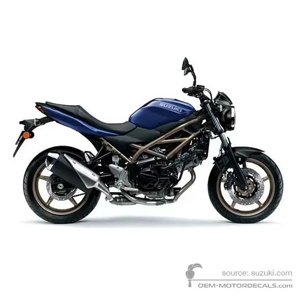 Suzuki SV650 2024 - Niebieski - Metallic Reflective Blue