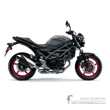 Suzuki SV650 2024 - Szary - Glass Sparkle Black / Solid Iron Gray