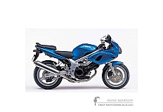 Stickers voor Suzuki SV650S 1999 - Blauw • Suzuki OEM Stickers