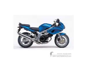Adesivi per Suzuki SV650S 1999 - Blu • Suzuki Adesivi OEM