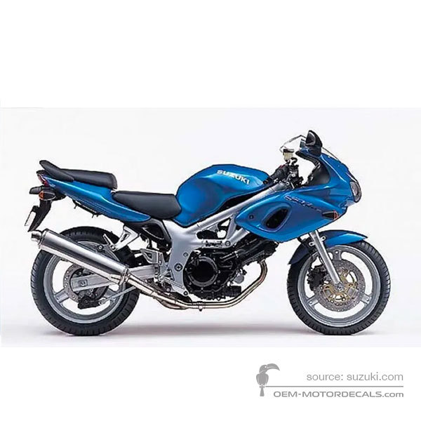 Decals for Suzuki SV650S 1999 - Blue • Suzuki OEM Decals