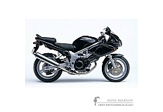 Stickers voor Suzuki SV650S 1999 - Zwart • Suzuki OEM Stickers