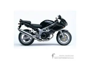 Adesivi per Suzuki SV650S 1999 - Nero • Suzuki Adesivi OEM