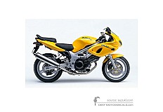 Pegatinas para Suzuki SV650S 2001 - Amarillo • Suzuki Pegatinas OEM
