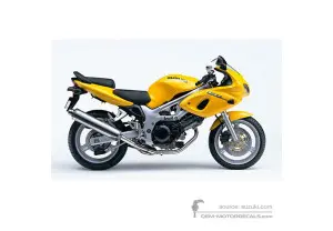 Adesivi per Suzuki SV650S 2001 - Giallo • Suzuki Adesivi OEM