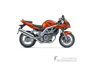 Pegatinas para Suzuki SV650S 2003 - Naranja • Suzuki Pegatinas OEM