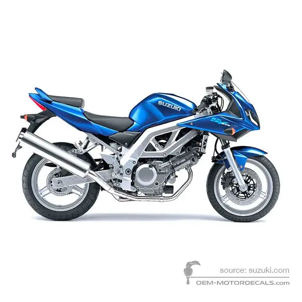 Suzuki SV650S 2003 - Blue - Candy Grand Blue