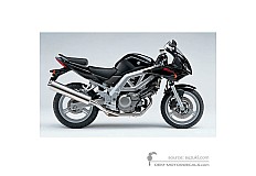 Naklejki do Suzuki SV650S 2004 - Czarny • Suzuki Naklejki OEM