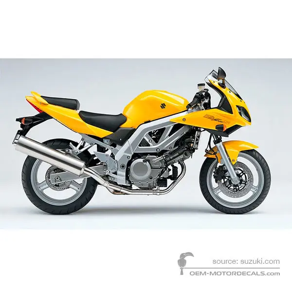Suzuki SV650S 2004 - Yellow - Pearl Orpiment Yellow