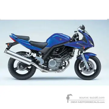Suzuki SV650S 2005 - Bleu - Candy Grand Blue