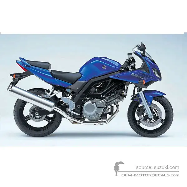 Suzuki SV650S 2005 - Blue - Candy Grand Blue