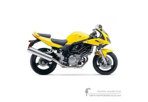 Adesivi per Suzuki Sv650S 2005 - Giallo • Suzuki Adesivi OEM