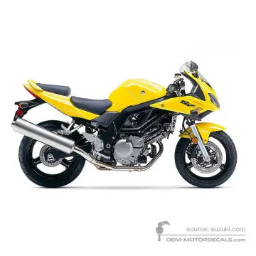 Suzuki Sv650S 2005 - Giallo - Pearl Flash Yellow
