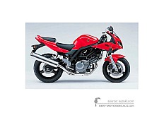 Stickers voor Suzuki SV650S 2006 - Rood • Suzuki OEM Stickers