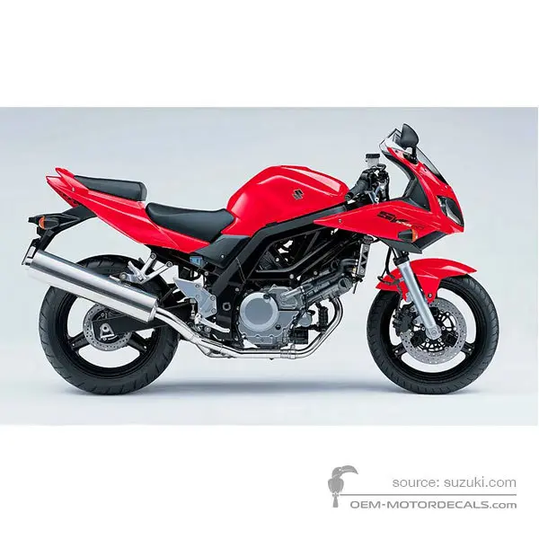 Suzuki SV650S 2006 - Red - Marble Erakis Red