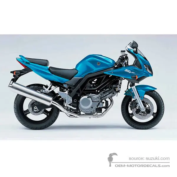 Suzuki SV650S 2006 - Blue - Candy Napoleon Blue
