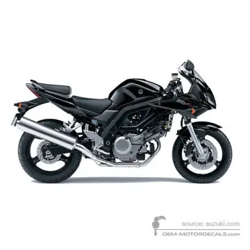 Suzuki SV650S 2007 - Czarny - Pearl Nebular Black