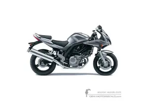 Decals for Suzuki SV650S 2007 - Gray • Suzuki OEM Decals