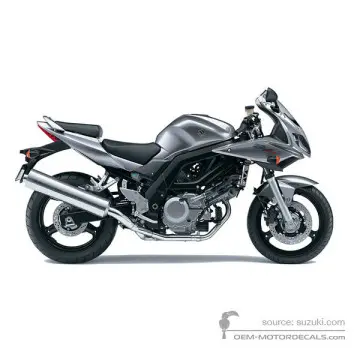 Suzuki SV650S 2007 - Szary - Oort Gray Metallic