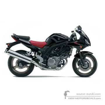 Suzuki SV650S 2008 - Czarny - Pearl Nebular Black