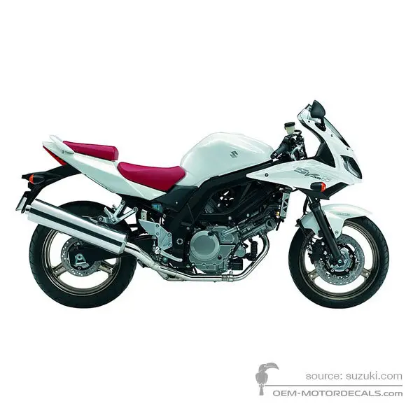 Suzuki SV650S 2008 - White - Pearl Mirage White